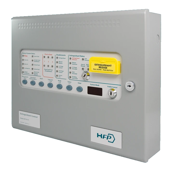 Hochiki HFP CP-XT3S 3 Algılama Bölgeli 1 Söndürme Bölgeli Konvansiyonel Yangın Söndürme Paneli